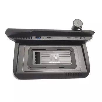 Автомобильное беспроводное зарядное устройство 15 Вт, быстрый держатель для телефона, зарядное устройство для мобильного телефона, зарядная панель для Nissan X-Trail Rogue 2022 2023 2024