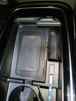 Автомобильное беспроводное зарядное устройство 15 Вт для VW ID3 ID4 ID4X ID4 ID6Crozz 2020-2022