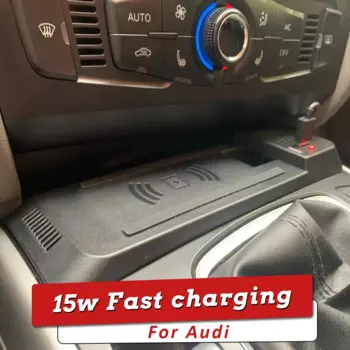 Автомобильное беспроводное зарядное устройство для Audi A4 B8 B9 A4 Allroad A5 S5 RS5 SQ5 Q5
