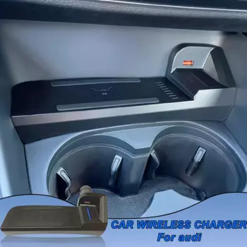 Автомобильное беспроводное зарядное устройство для Audi A3 8V S3 2014-2020, 15 Вт