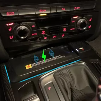 Автомобильное беспроводное зарядное устройство для Audi Q5 SQ5 A4 B8 B9 A4 Allroad A5 S5 RS5