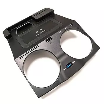 Автомобильное беспроводное зарядное устройство для BMW 5, 6 серии G30 G32 G38 6GT 2017-2022, зарядное устройство для мобильного телефона, зарядная панель, держатель для зарядки