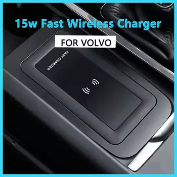 Автомобильное беспроводное зарядное устройство для Volvo V60 S60 V90 XC90 XC60 S90 2015-2023