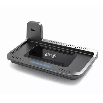 Автомобильное беспроводное зарядное устройство для WEY GWM Tank 300 2021 2022 2023 15 Вт, быстрое зарядное устройство, беспроводное зарядное устройство для телефона, зарядная площадка
