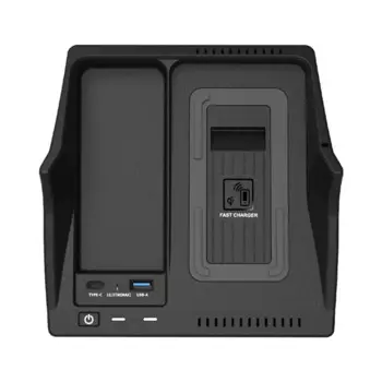 Автомобильное беспроводное зарядное устройство Qi для Honda Civic 2022, быстрая зарядка 27 Вт, проводная зарядка