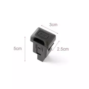 Автомобильное CD-Радио Стерео 3,5 мм Музыкальный вспомогательный разъем Aux входной кабель адаптер для Honda CRV Civic 8 поколения Accord