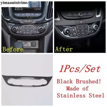 Автомобильное центральное управление, рамка кондиционера переменного тока, навигационная панель, накладка, внутренние аксессуары для Chevrolet Equinox 2017-2023