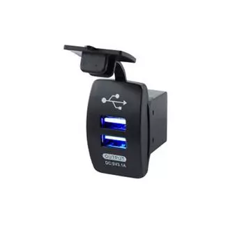 Автомобильное и мотоциклетное водонепроницаемое универсальное автомобильное зарядное устройство адаптер зарядное устройство автомобильное зарядное устройство с двумя USB-портами