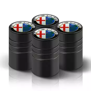 Автомобильное колесо, Стайлинг шин, клапан, воздушная гайка, крышка с логотипом автомобиля, аксессуары для Alfa Romeo Sportiva 156 Stelvio Giulia Giulietta 147 GT