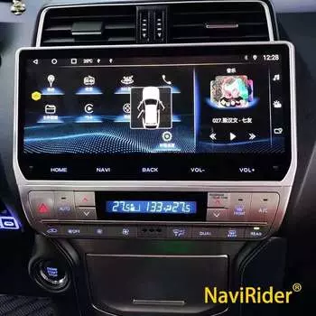 Автомобильное радио Android 14, для Toyota Land Cruiser Prado 150 2018-2023, 12,3-дюймовый экран, мультимедийный видеоплеер, Carplay, GPS Nav, головное устройство