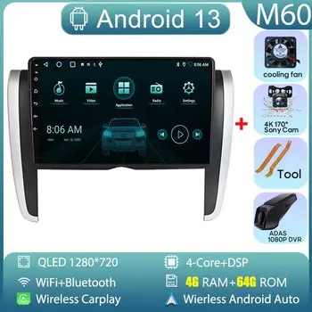 Автомобильное радио Android для Toyota Allion Premio 2007-2015, мультимедийная стереосистема, авторадио, навигация, GPS, головное устройство, видеоплеер, без 2 din