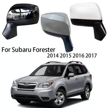 Автомобильное внешнее зеркало заднего вида в сборе, 7 контактов, боковое зеркало, складное защитное стекло рамы для Subaru Forester 2014 2015 2016 2017