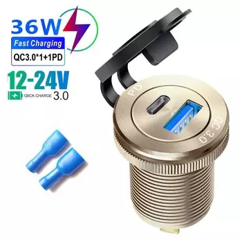 Автомобильное зарядное устройство 12 В к USB типа c pd, розетка для прикуривателя audi, авто зарядное устройство для 8l a8 r8 a6 a3 a4 a5 a6, аксессуары