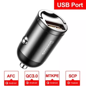 Автомобильное зарядное устройство Baseus Quick Charge 4,0 3,0 USB C для iPhone 12 11 X Pro Huawei Xiaomi Мобильный телефон USBC Type C PD 3,0, быстрая зарядка