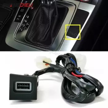 Автомобильное зарядное устройство QC3.0, USB-разъем для быстрой зарядки, адаптер питания для быстрой зарядки телефона для Volkswagen CC 2011 2012, аксессуары Magotan B6