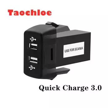 Автомобильное зарядное устройство с двумя USB-портами, 5 В, 3,0 А/а