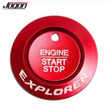 Автомобильное зажигание, кнопка запуска и остановки, крышка переключателя, круглые чехлы, наклейка для Ford Explorer 2020 2021 2022, аксессуары