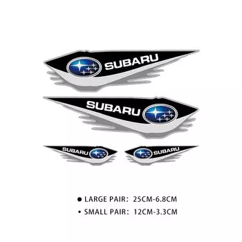 Автомобильное зеркало заднего вида, боковые двери, боковые декоративные наклейки для Subaru STI Forester Impreza Legacy Outback XV BRZ WRX Tribeca