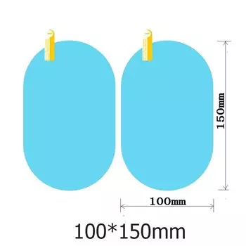 Автомобильное зеркало заднего вида, дождевая пленка, автомобильная наклейка, водонепроницаемая противотуманная пленка для грузовика, прозрачная видимая непромокаемая пленка, защита от дождя для авто окна