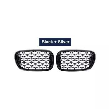 Автомобильные алмазные решетки из АБС-пластика для BMW 7 G11 G12 730i 740i 750i 740e 725d 730d 2016-2020, Сменные решетки для бампера