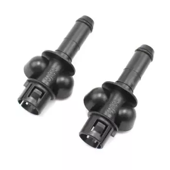 Автомобильные аксессуары, 2 шт., передние бамперы, насадка для фары, распылитель, струйная шайба, очиститель фары, крышка, адаптер, держатель для Toyota Avensis