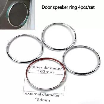 Автомобильные аксессуары, 4 шт./компл., хромированная отделка из АБС-пластика, декоративная накладка, кольцо динамика, наклейка, чехол для Chevrolet Cruze Sedan Hatchback 2013-2018