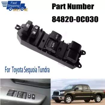Автомобильные аксессуары 848200C030 для Toyota Sequoia Tundra 2008-2018, электрический переключатель управления окном, кнопка подъема, внутренние детали