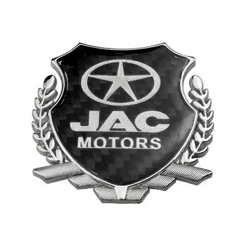 Автомобильные аксессуары, эмблема для JAC S2 S3 S5 M6 S7 J2 J3 J5 J6 J3S Heyue A30 Tojoy Refine iEV, значок из углеродного волокна, наклейка на автомобиль