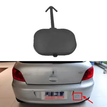 Автомобильные аксессуары Cafoucs, задний бампер, буксировочный крючок, крышка для Peugeot 307 T53 2004 2005 2006 2007