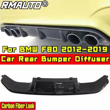 Автомобильные аксессуары для BMW F80 2012-2019, БМВ F30, бампер заднего бампера, губа из углеродного волокна, спортивный стиль, диффузор для губ, сплиттер, защита корпуса