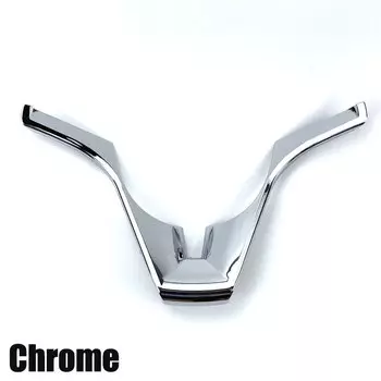 Автомобильные аксессуары для Chevrolet Cruze Sonic Trax Tracker ONIX AVEO Orlando, накладка на рулевое колесо, хромированная декоративная наклейка