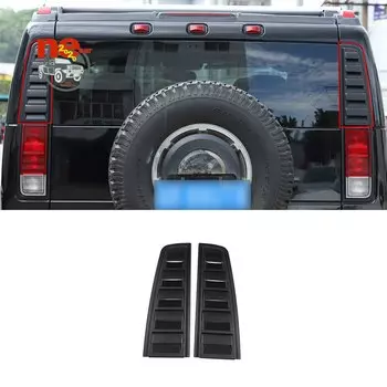 Автомобильные аксессуары для Hummer H2 2003-2009 ABS хромированное крыло багажника, декоративная рамка, отделка задней дверной стойки, крышка воздушного крыла