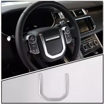 Автомобильные аксессуары для Land Rover Range Rover Sport RRS Discovery 5 LR5 Velar Vogue 2014-20, хромированное рулевое колесо из АБС-пластика с блестками