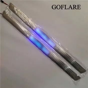 Автомобильные аксессуары для Mercedes Benz AMG W217 C217 W209 A209 купе светодиодный порог накладка на пороги протектор приветствия педаль крышка