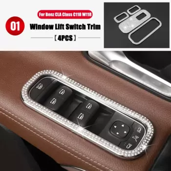 Автомобильные аксессуары для Mercedes Benz CLA Class AMG C118 W118 CLA180 200 220 250 260 2020-2024, молдинги для интерьера, наклейки для отделки