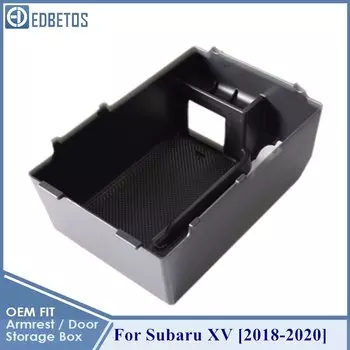 Автомобильные аксессуары для стайлинга, 1 шт., пластиковый ящик в салон для хранения в подлокотнике Органайзер, чехол-контейнер, лоток для Subaru XV 2018 2019 2020