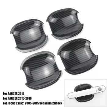 Автомобильные аксессуары для стайлинга внешнего интерьера из углеродного волокна декоративная отделка наклейка накладка чехол для Ford Focus 2 mk2 2005-2008