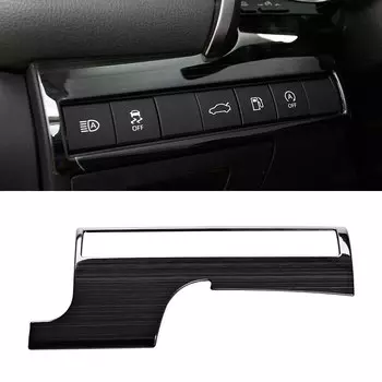 Автомобильные аксессуары для Toyota Camry 70 XV70 2018-2021 2022 2023, кнопка регулировки фар из нержавеющей стали, наклейка на крышку