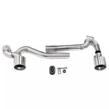 Автомобильные аксессуары, двойной выхлопной наконечник для BMW E90 E92 320i 318i, выхлопная труба, наконечник глушителя из нержавеющей стали, насадка для выхлопной трубы