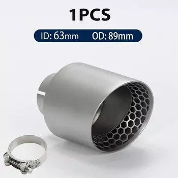 Автомобильные аксессуары ER, улучшенный дизайн с Сотами, наконечник выхлопной трубы, матовый 304 нержавеющий глушитель, универсальные наконечники для хвоста, модификация