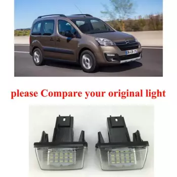 Автомобильные аксессуары, лампа специального номерного знака для citroen BERLINGO 1996-2012, автомобильные товары, товары для автомобилей, без ошибок canbus