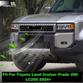 Автомобильные аксессуары, передняя решетка, сетка от насекомых, защитная вставка, сетка, комплект для Toyota Land Cruiser 250 Prado LC250 2024 2025