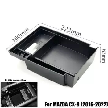 Автомобильные аксессуары, ящик для хранения в центральном подлокотнике, держатель для консоли для MAZDA 3 AXELA/MAZDA 6 ATENZA CX-5 CX5 CX-8 CX8 CX-9 CX9