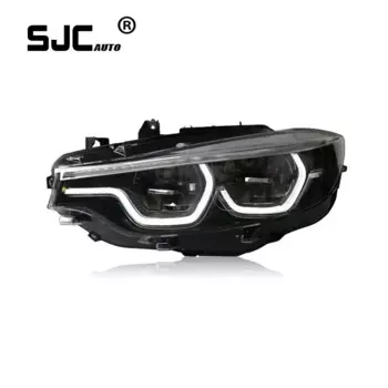 Автомобильные аксессуары SJC, фары для 4 серии F32 F82 2013-2019, фары в сборе, полностью светодиодные передние фары высокого качества M4