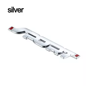 Автомобильные аксессуары стикер металлический 3D хром черный автомобиль багажник гоночный Спорт слово буква логотип эмблема значок наклейка