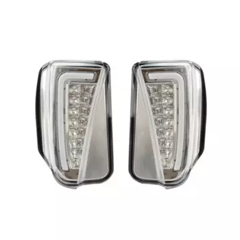 Автомобильные аксессуары, светодиодный ные дневные ходовые огни на передний бампер, дневные ходовые огни, указатели поворота для TOYOTA PRIUS 30 серии W3 ZVW30 2012 2013 2014