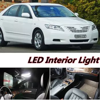 Автомобильные аксессуары Tcart, комплект внутреннего светодиодного освещения без ошибок, лампа для чтения карт Auto Doom для Camry 40 2006-2011