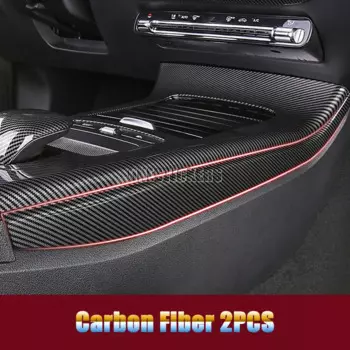 Автомобильные аксессуары, внутренняя панель центральной консоли, боковые отделочные полосы, крышка для Mercedes Benz A CLA Class W177 V177 C118 W118 2019-2024