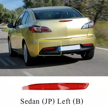 Автомобильные аксессуары, задний бампер, противотуманная фара, отражающая линза, отражатель для Mazda 3 M3 Sedan Hatchback BL 2011 2012 2013 2014 2015