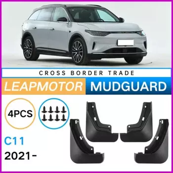 Автомобильные брызговики, брызговики против брызг для Leap Motor C11 2021-2024, передние и задние колеса, автомобильные аксессуары, 4 шт.